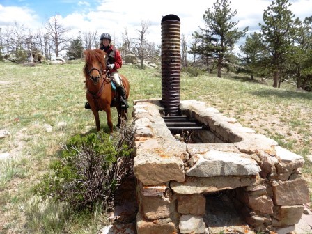 Alys and Tyra check out an old kiln